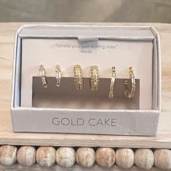 Gold Cake Jewelry - ⚡️Gold Cake 3 Hoop Earring Set